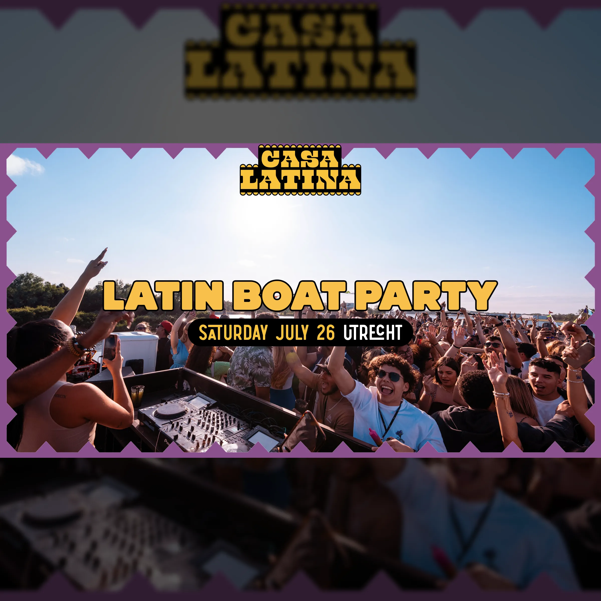 26/07 | Latin Boat Party Utrecht